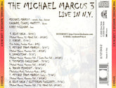 Michael Marcus 3, The - Live In N.Y. (CD) Image